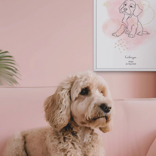 Den Bästa Presenten för Hundägare: Personligt Anpassade Hundposters – En Minnesskapande Gåva från Colorful Pets